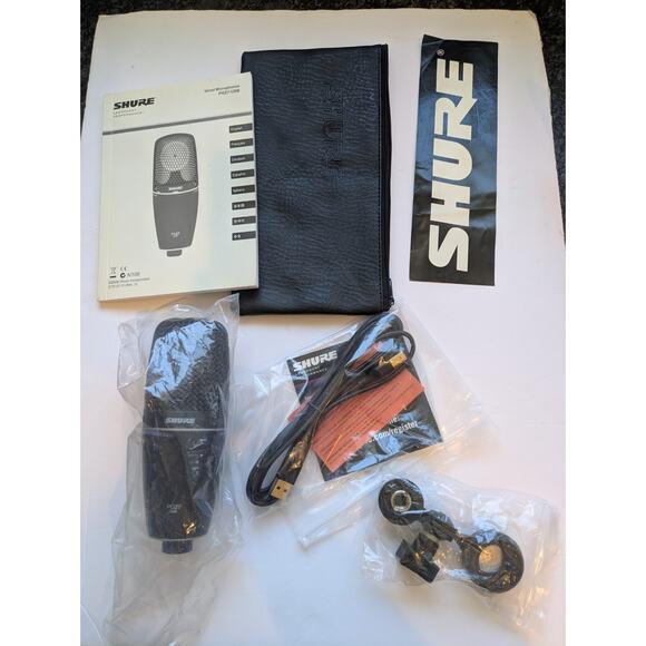 Shure PG27-USB Multi-Purpose Condenser Microphone in box w/Cable Stand Mount - Picture 7 of 11